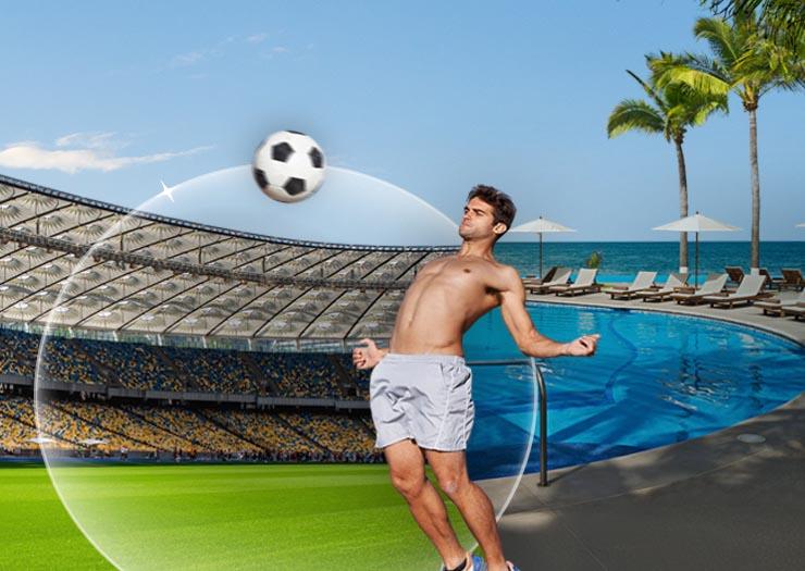 FEEL THE EXCITEMENT OF SOCCER AT KRYSTAL Krystal Urban® Cancún & Beach Club FEEL THE EXCITEMENT OF SOCCER AT KRYSTAL Krystal Urban® Cancún & Beach Club